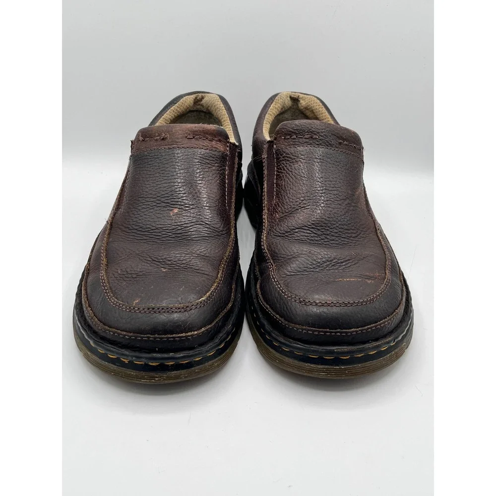 Dr. Martens 11198 Men Brown Leather Slip On Loafer Shoes Size US 10 EU 43